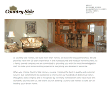 Tablet Screenshot of countrysidehomeswv.com